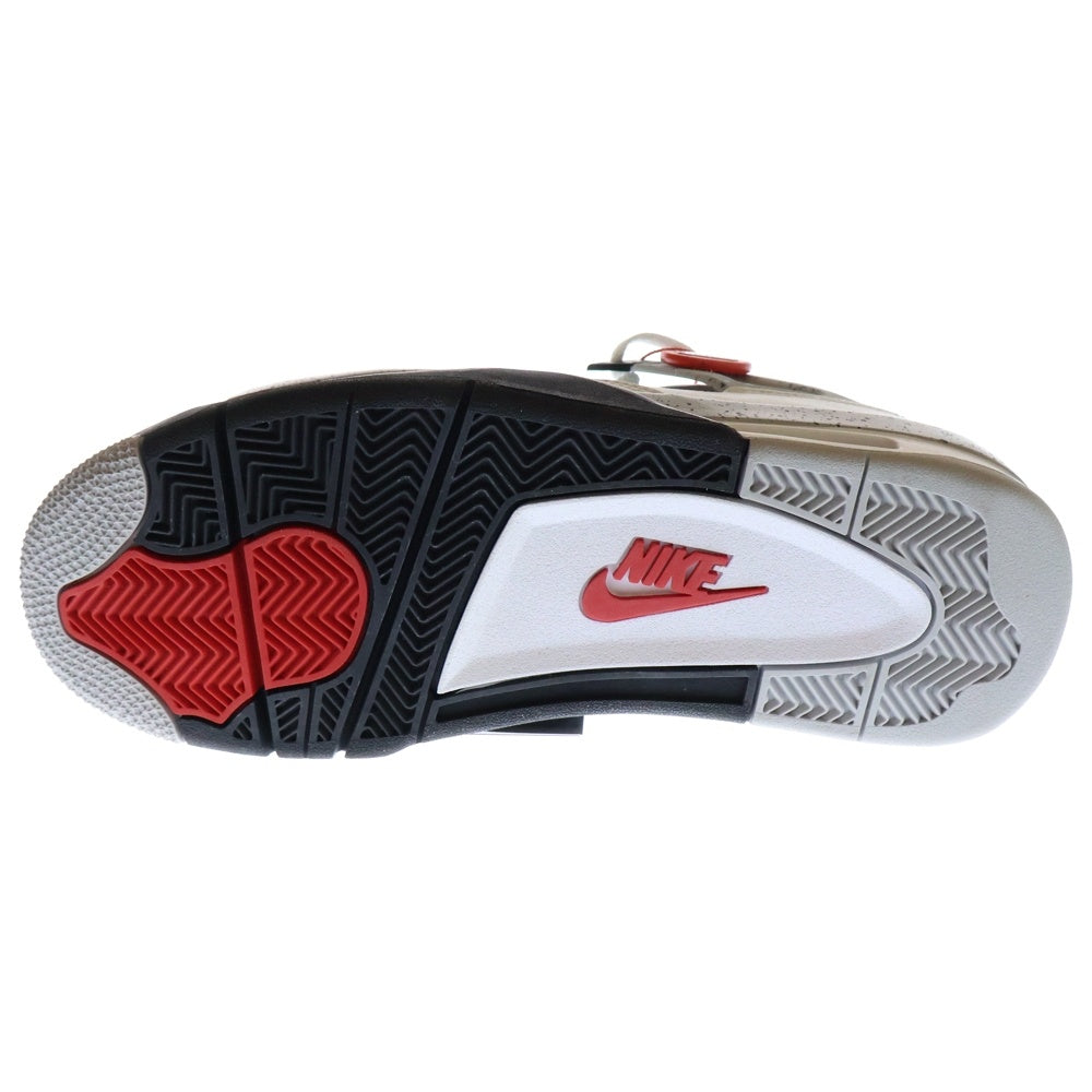 NIKE(ナイキ) 【観賞用 2015年製】 AIR JORDAN 4 RETRO OG WHITE CEMENT エアジョーダン 4 レトロ ホワイトセメント ハイカットスニーカー US9/27cm 840606-192