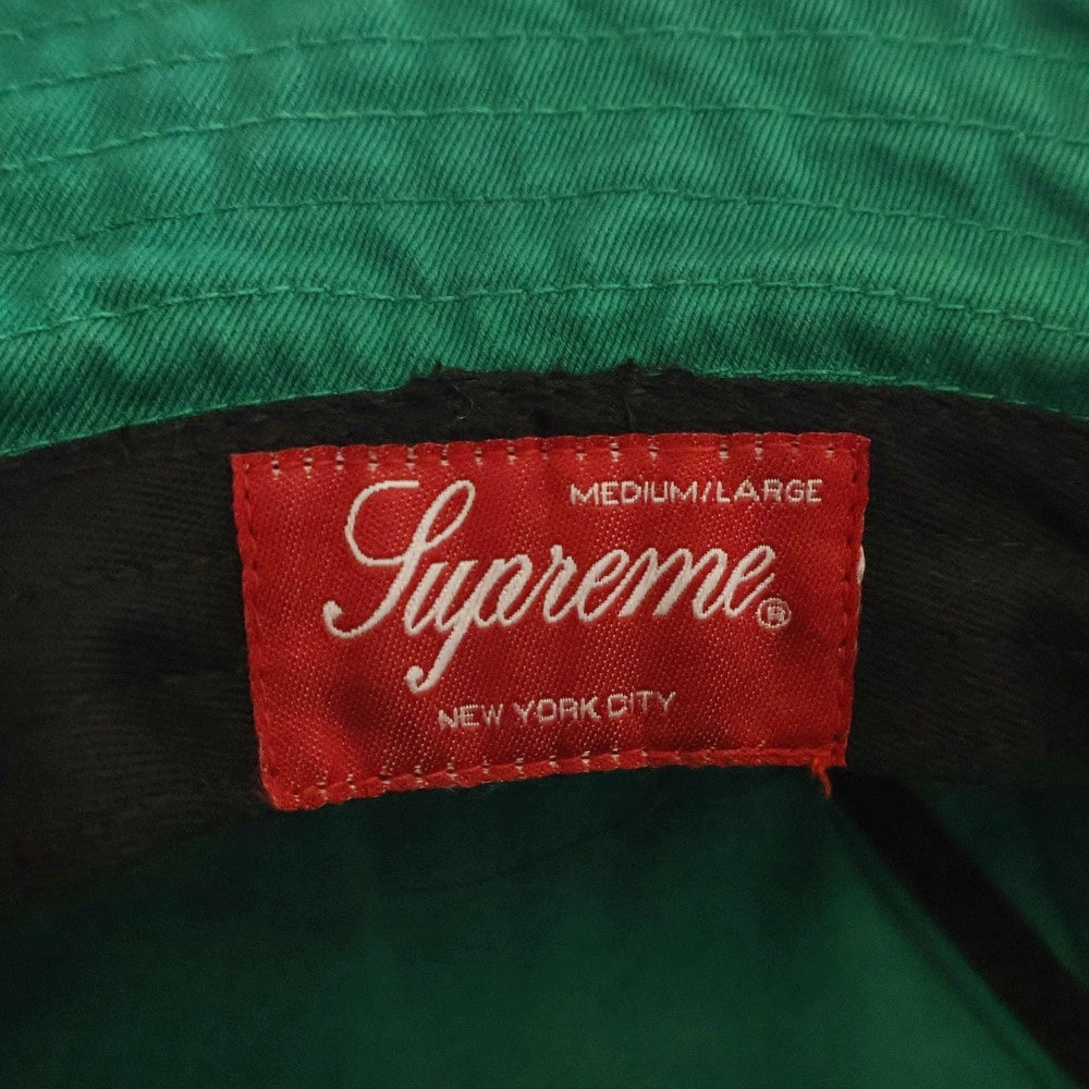 SUPREME(シュプリーム) 24AW Classic Logo Crusher クラシックロゴ クラッシャー バケットハット 帽子 グリーン