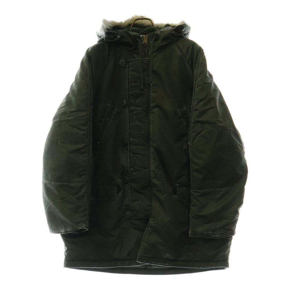SUPREME(シュプリーム) 24AW Washed Flight Satin N-3B Parka ウォッシュド フライト サテン ミリタリー パーカー ジップアップ ジャケット カーキ