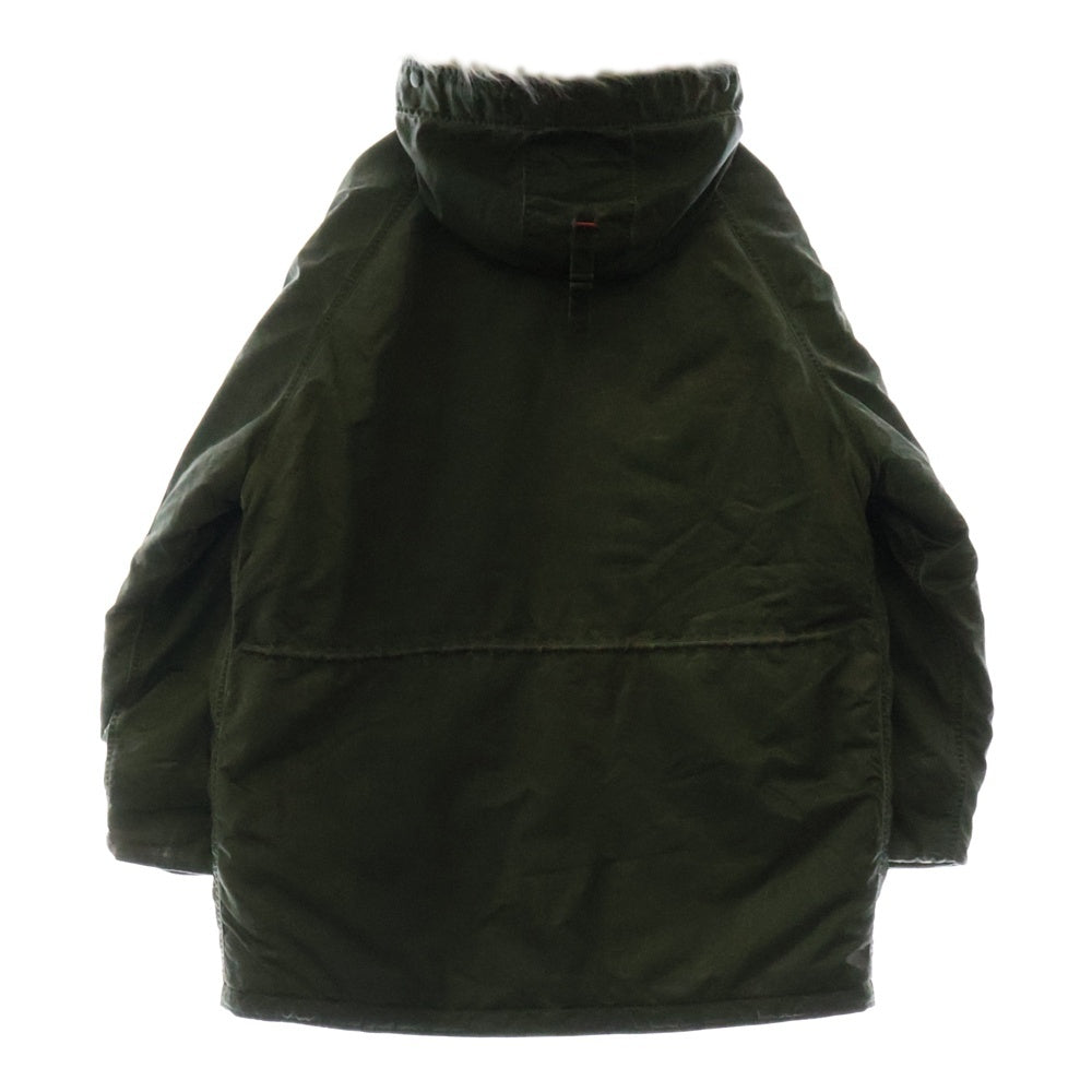 SUPREME(シュプリーム) 24AW Washed Flight Satin N-3B Parka ウォッシュド フライト サテン ミリタリー パーカー ジップアップ ジャケット カーキ