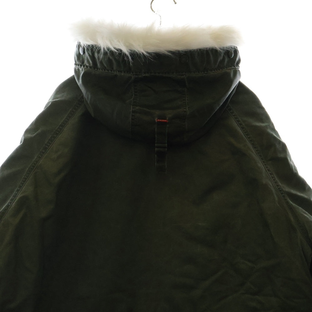 SUPREME(シュプリーム) 24AW Washed Flight Satin N-3B Parka ウォッシュド フライト サテン ミリタリー パーカー ジップアップ ジャケット カーキ