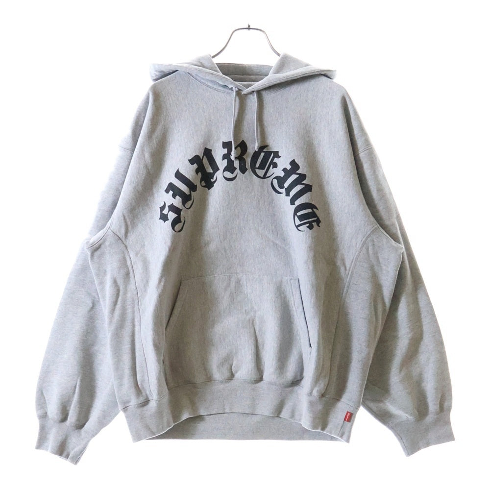 SUPREME(シュプリーム) 24AW Printed Arc Hooded Sweater プリンテッド アーチロゴ スウェットプルオーバーパーカー グレー