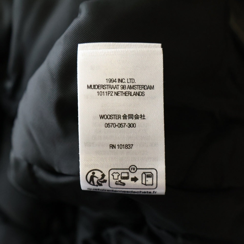 SUPREME(シュプリーム) 24AW Washed Flight Satin N-3B Parka ウォッシュド フライト サテン ミリタリー パーカー ジップアップ ジャケット ブラック