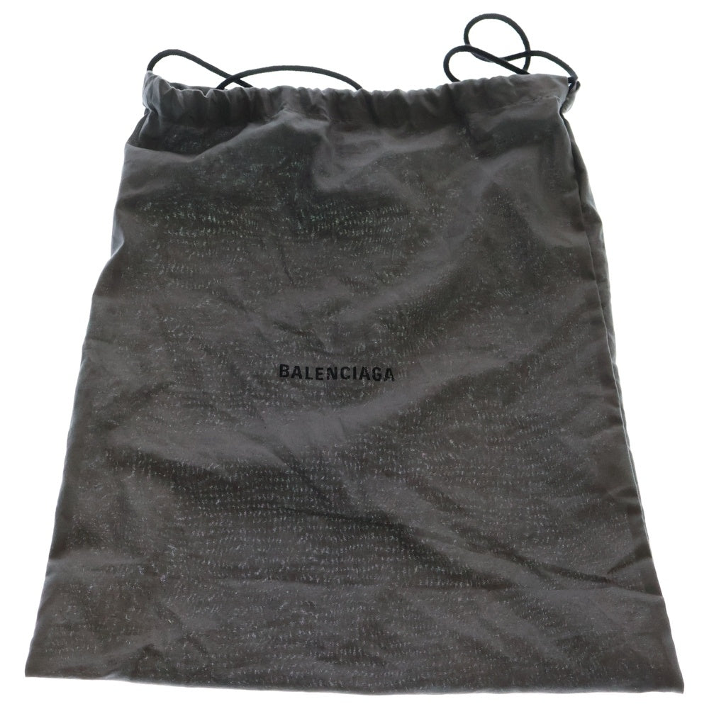 BALENCIAGA(バレンシアガ) DIY METAL メタルロゴ ダメージ加工 ベースボールキャップ 帽子 ブラック 771963