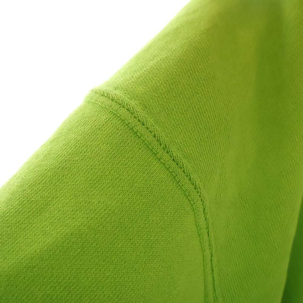SUPREME(シュプリーム) 24SS Overdyed Small Box Zip Up Hooded Sweatshirtb オーバーダイ スモールボックスロゴ刺繍 スウェット ジップアップ パーカー ライム