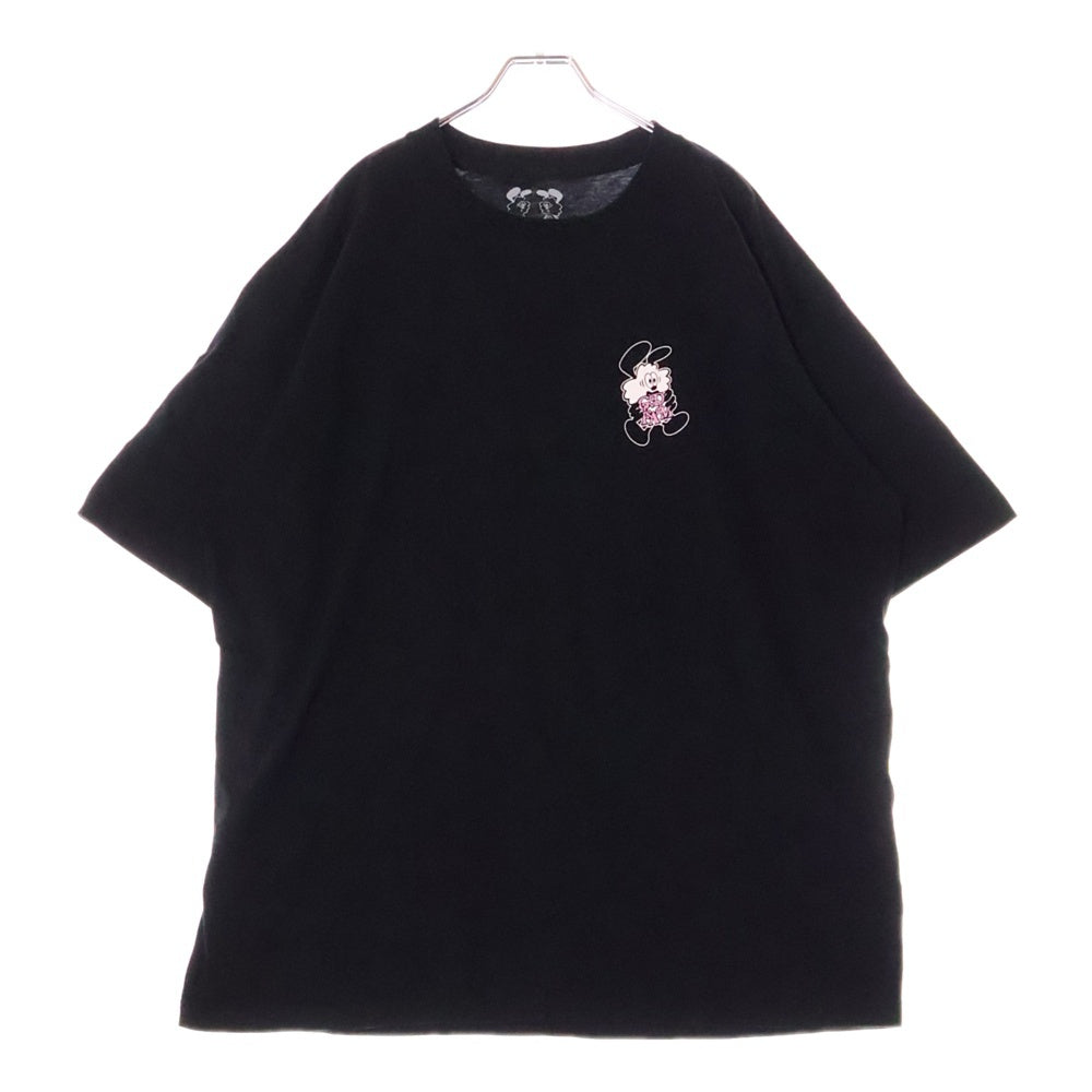 VERDY(ベルディ) ×G-DRAGON UBERMENSCH FAM VICK T-SHIRT ジードラゴン ウーバーメンシュ ファム ヴィック プリント クルーネック 半袖Tシャツ カットソー ブラック