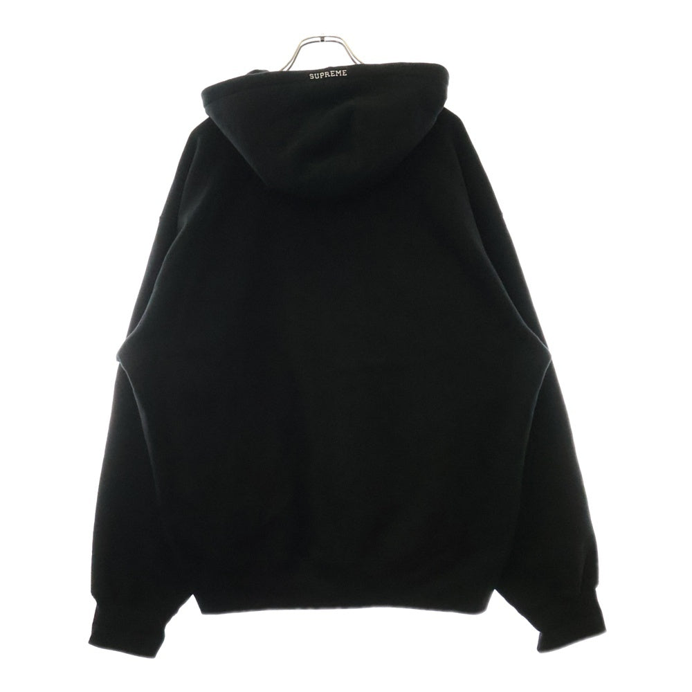 SUPREME(シュプリーム) 24SS $ S Hooded Sweatshirt ドル刺繍 スウェット プルオーバーパーカー ブラック