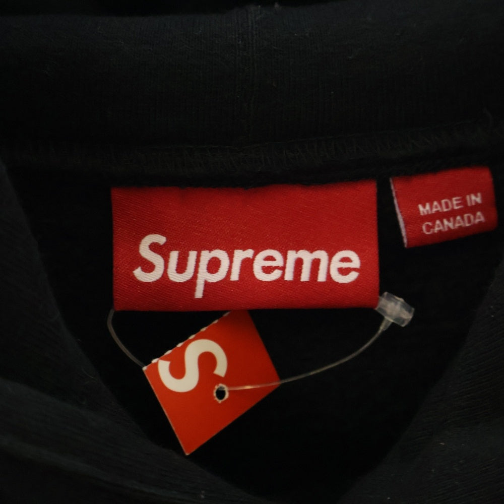 SUPREME(シュプリーム) 24SS $ S Hooded Sweatshirt ドル刺繍 スウェット プルオーバーパーカー ブラック