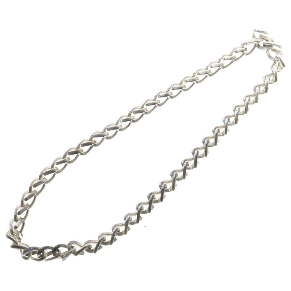 TIFFANY & Co.(ティファニー) SS MDLNK FORGE POLNL 18IN フォージミディアムリンク シルバーネックレス シルバー