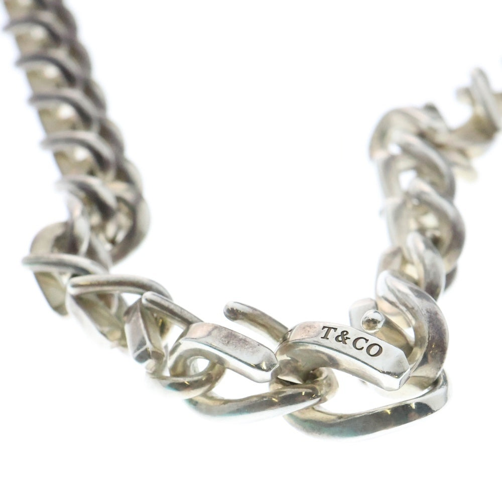 TIFFANY & Co.(ティファニー) SS MDLNK FORGE POLNL 18IN フォージミディアムリンク シルバーネックレス シルバー