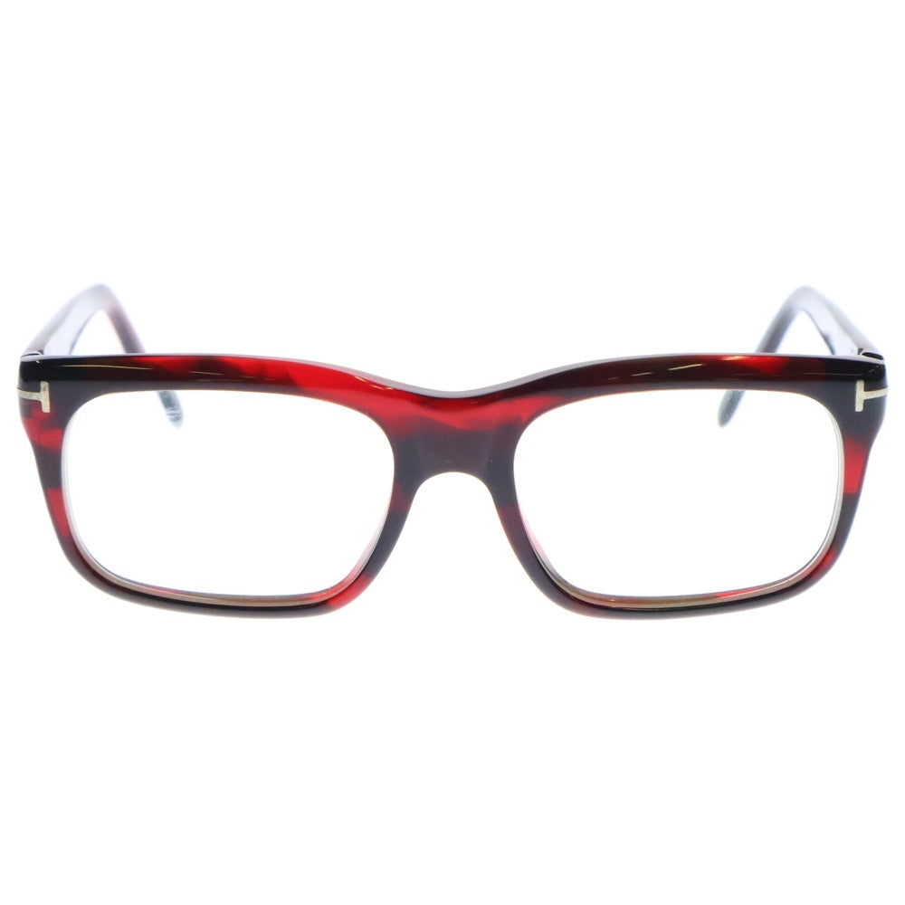 TOM FORD(トムフォード) スクエア フレーム サングラス アイウェア メガネ ブラックレッド TF4284