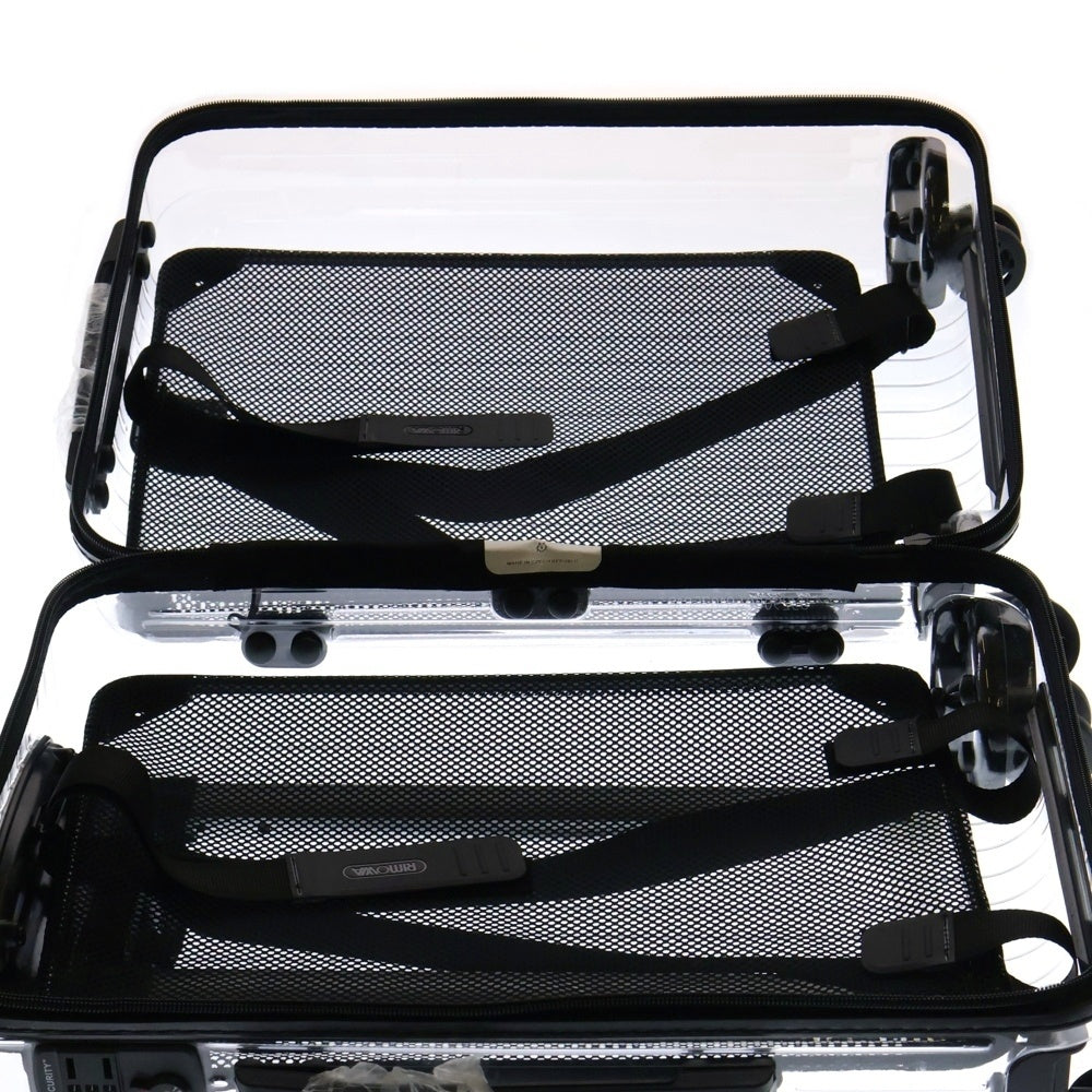 RIMOWA(リモワ) 18SS ×OFF-WHITE Essential See Through オフホワイト エッセンシャル シースルー キャリーバッグ トロリーバッグ クリア