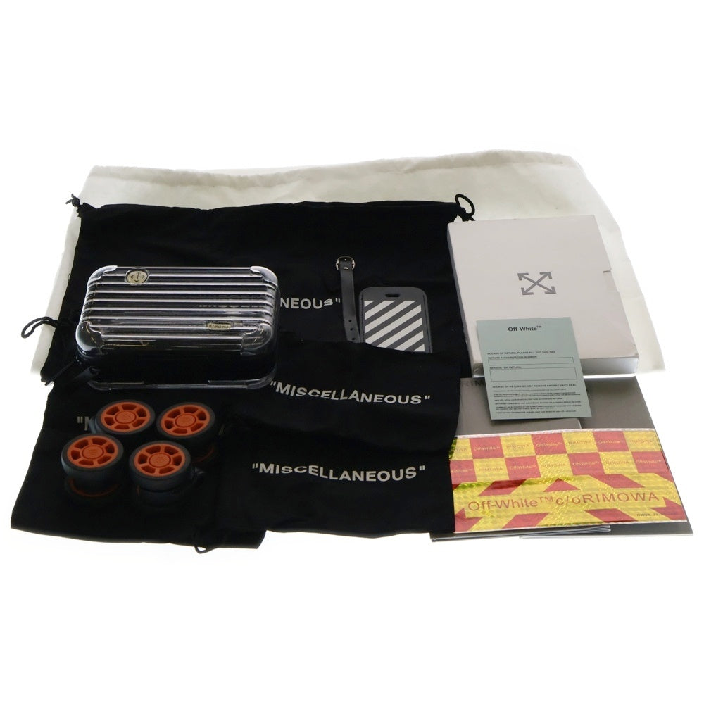 RIMOWA(リモワ) 18SS ×OFF-WHITE Essential See Through オフホワイト エッセンシャル シースルー キャリーバッグ トロリーバッグ クリア