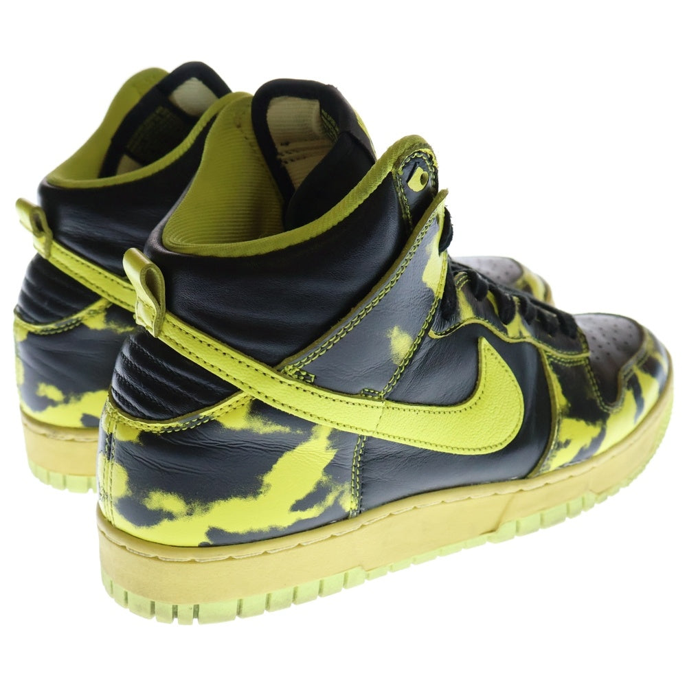 NIKE(ナイキ) DUNK HI 1985 SP YELLOW ACID WASH ダンク ハイカットスニーカー アシッドウォッシュ ブラック/イエロー US8.5/26.5cm DD9404-001