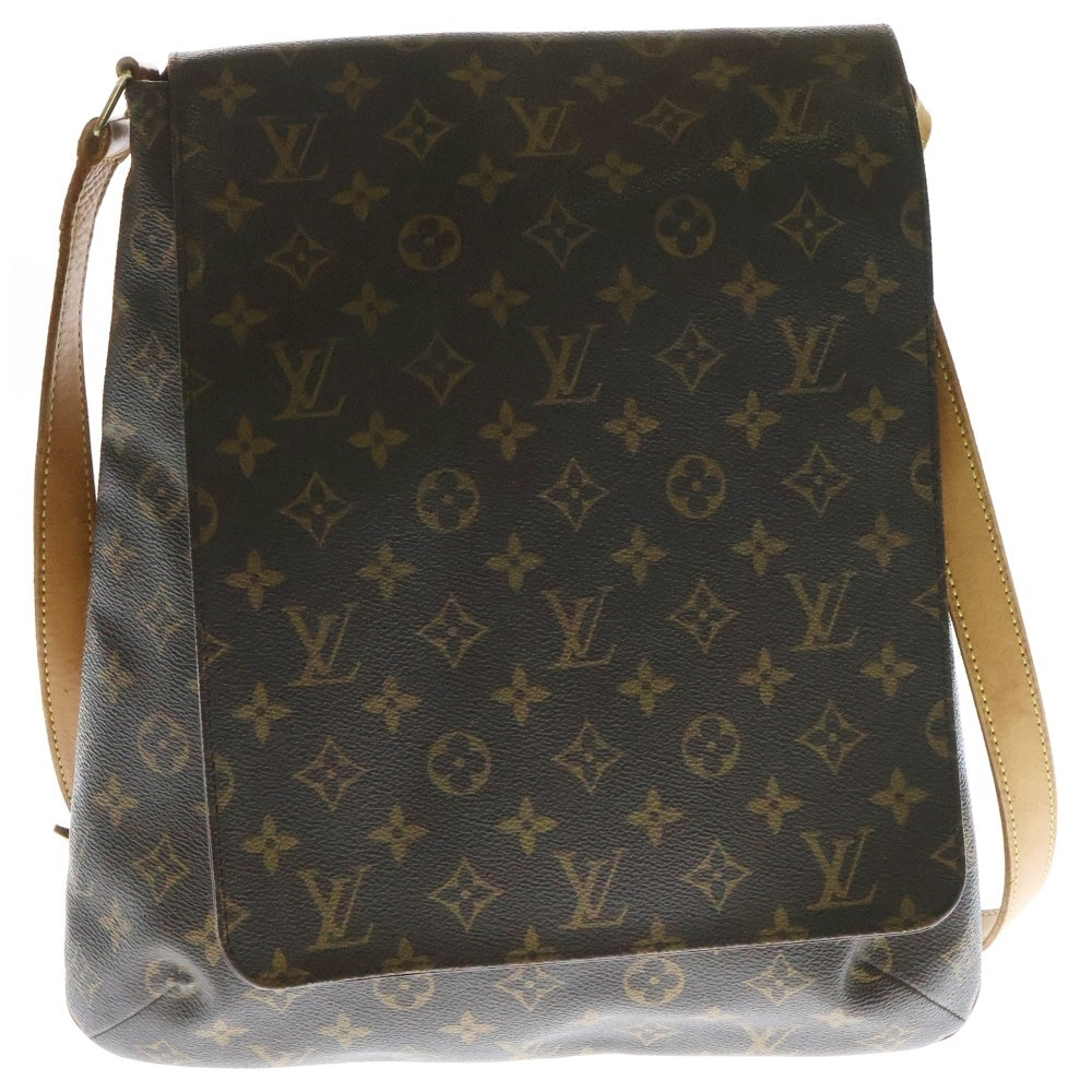 LOUIS VUITTON(ルイヴィトン) ミュゼット モノグラム PVCコーティングキャンバス ショルダーバッグ ブラウン レディース M51256 AS1000