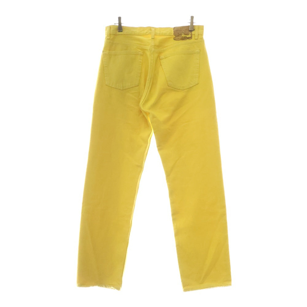 Levi's(リーバイス) 90S VINTAGE ヴィンテージ 501 ボタン裏553 ボタンフライ ストレートデニムパンツ イエロー