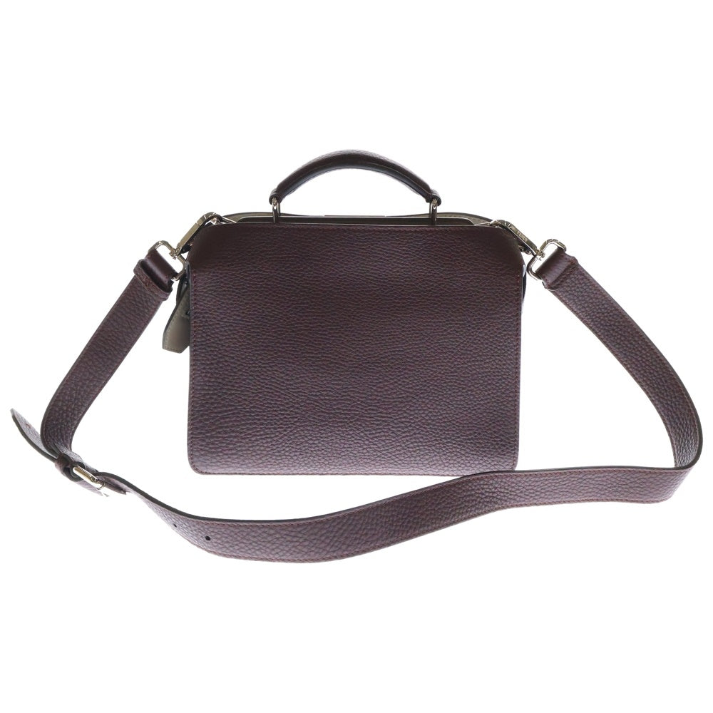 FENDI(フェンディ) ISeeU 2WAY ピーカブー アイシーユー ハンド ショルダーバッグ カーフスキンレザー ボルドー 7VA530