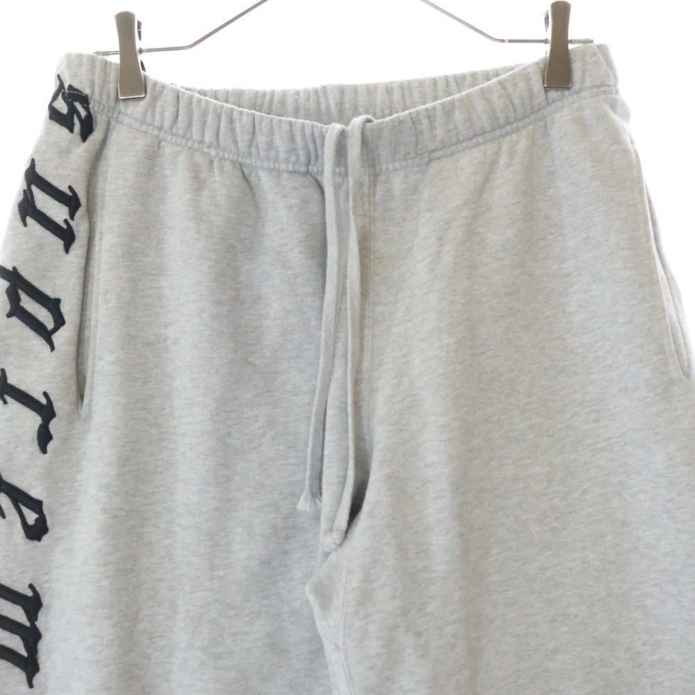SUPREME(シュプリーム) 21AW Raised Embroidery Sweatpant レイズド サイドロゴ刺繍 スウェットパンツ グレー