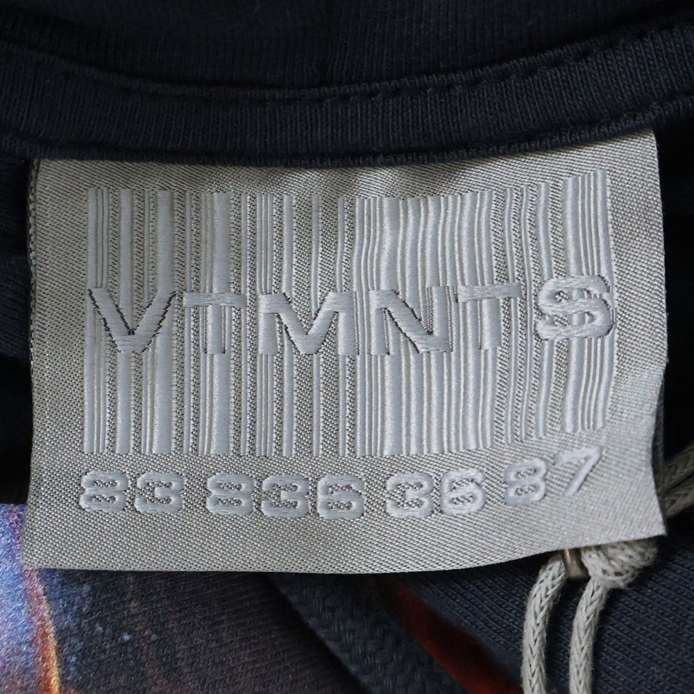 VTMNTS(ブイティーエムエヌティーエス) 22SS BACK TO THE FUTURE HOODIE バックトゥザフューチャー グラフィックプリント プルオーバーパーカー ブラック VL12TR400B