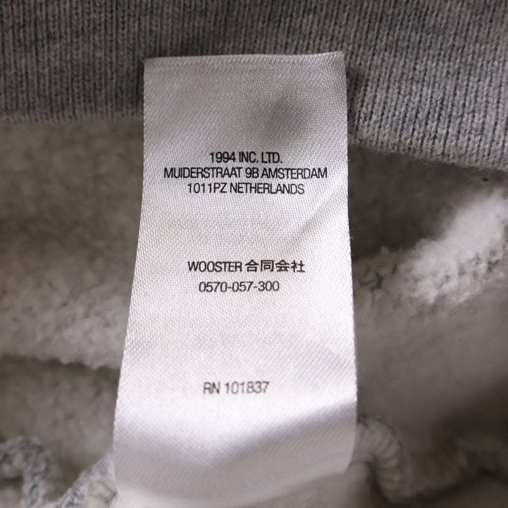 SUPREME(シュプリーム) 21AW Raised Embroidery Hooded Sweatshirt レイズド ロゴ刺繍 スウェット プルオーバーパーカー グレー