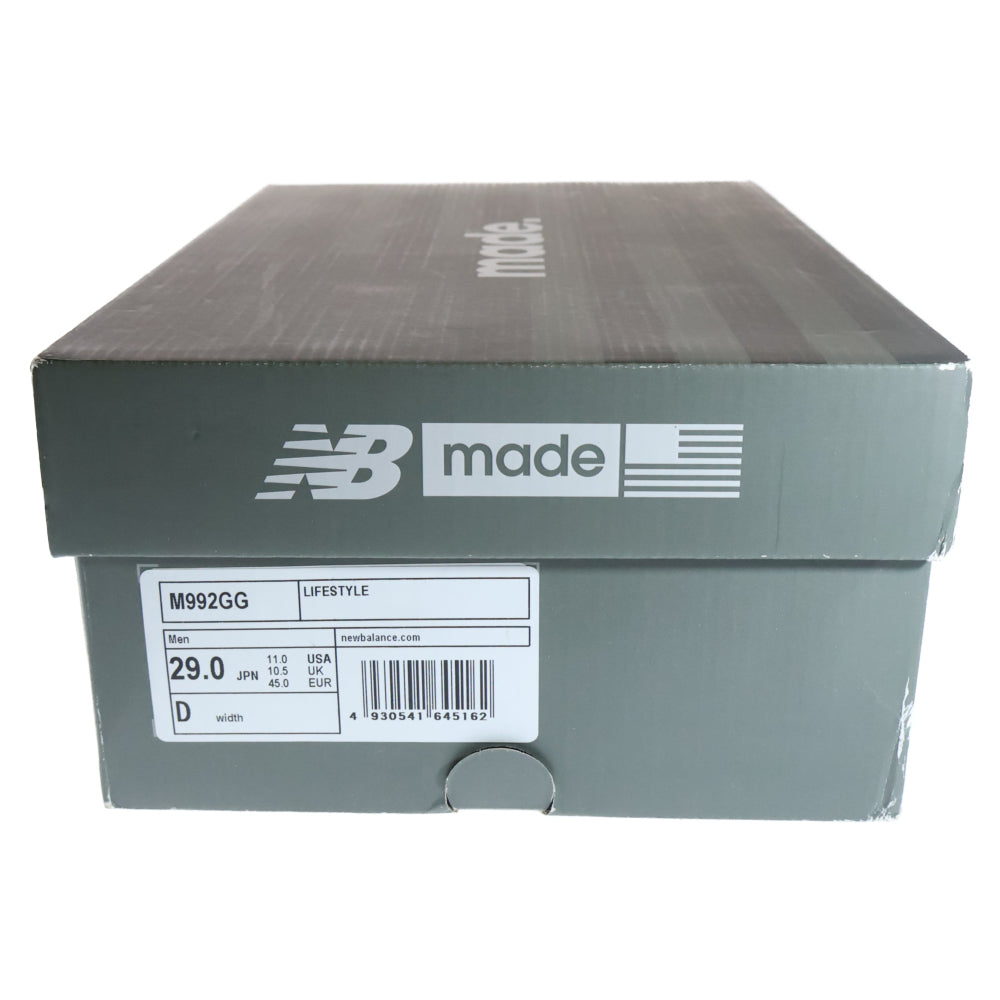New Balance(ニューバランス) M992GG MADE IN USA ローカットスニーカー ネイビー US11/29cm