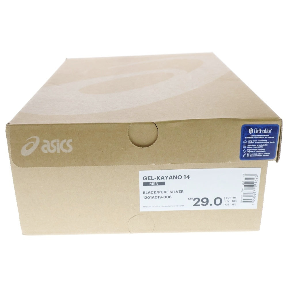 ASICS(アシックス) GEL-KAYANO 14 ゲルカヤノ14 ローカットスニーカー ブラック US11.5/29cm 1201A019-006