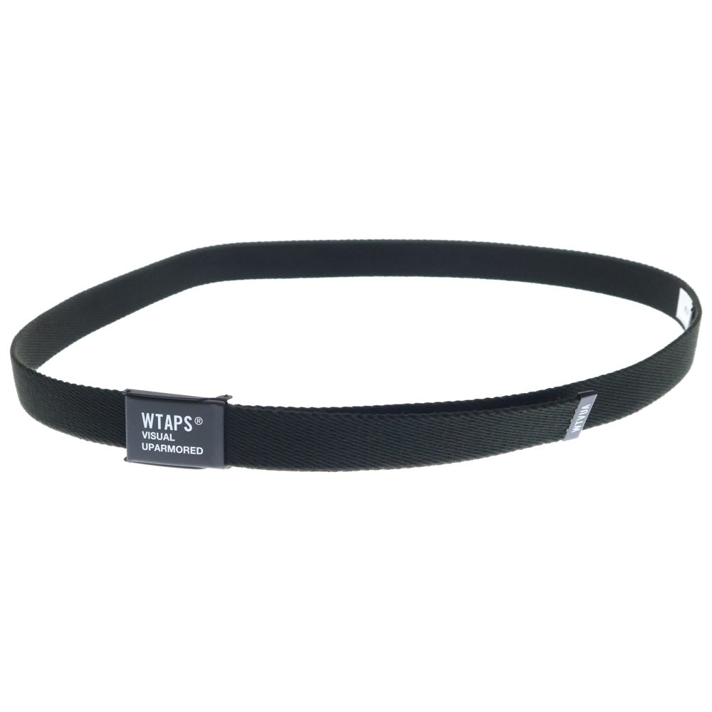 WTAPS(ダブルタップス) 23AW GIB/BELT/ACRLIC.FORTLESS ロゴプリント ガチャベルト ブラック