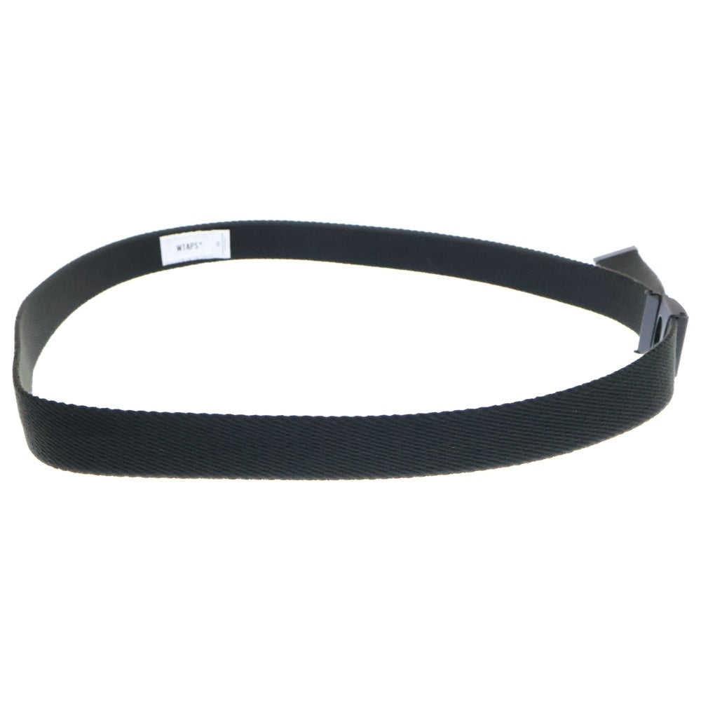 WTAPS(ダブルタップス) 23AW GIB/BELT/ACRLIC.FORTLESS ロゴプリント ガチャベルト ブラック