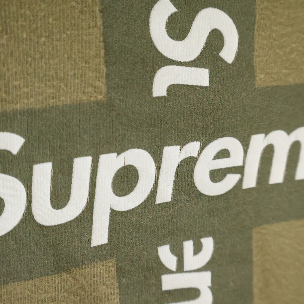SUPREME(シュプリーム) 20AW Cross Box Logo Tee クロスボックスロゴ クルーネック 半袖Tシャツ カットソー カーキ