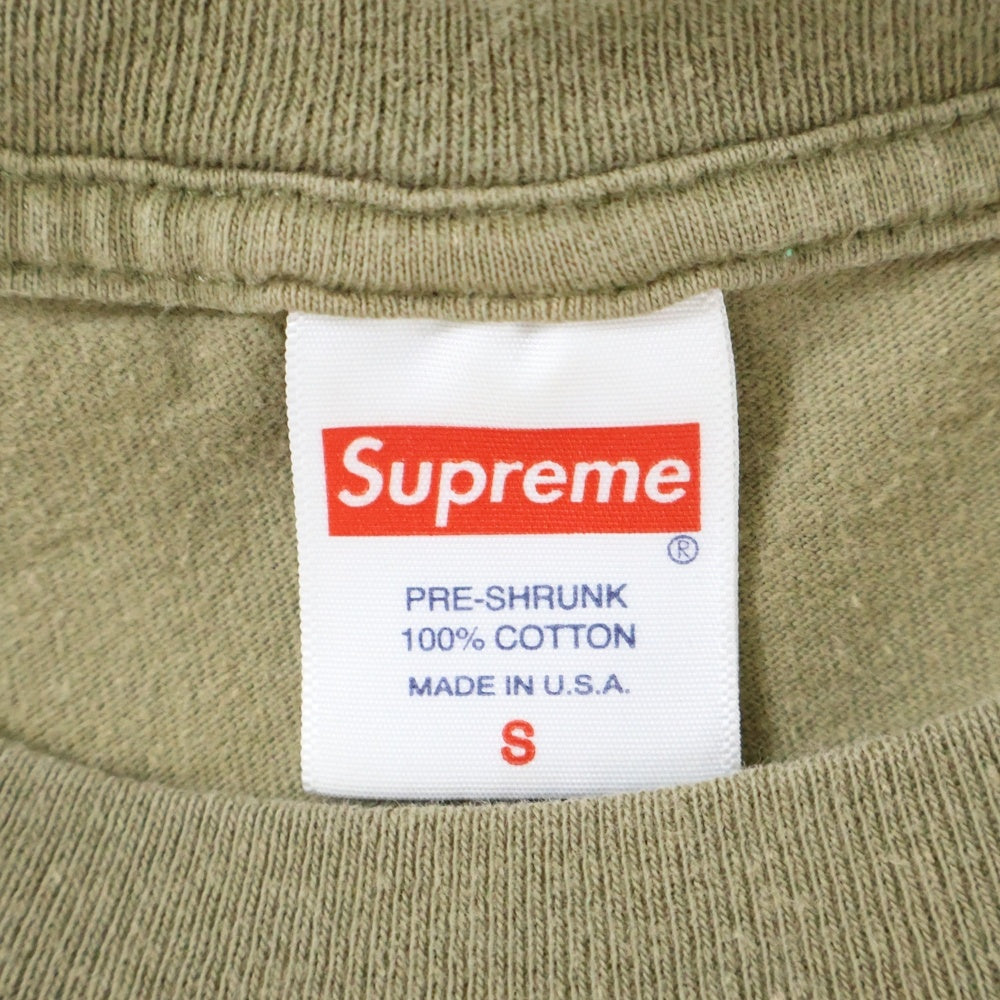 SUPREME(シュプリーム) 20AW Cross Box Logo Tee クロスボックスロゴ クルーネック 半袖Tシャツ カットソー カーキ