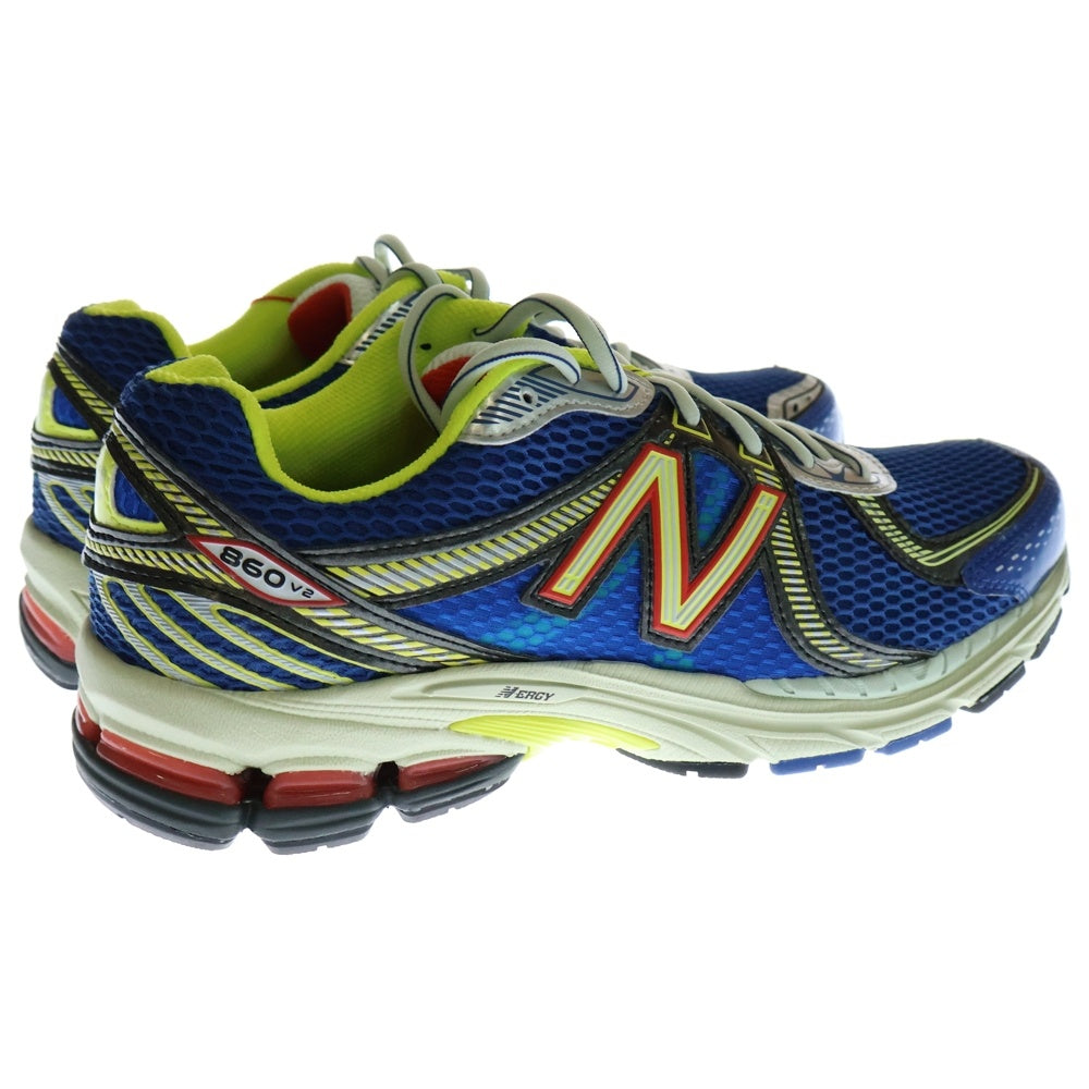 New Balance(ニューバランス) ×AIME LEON DORE ML860DA2 860v2 エメレオン ドレ メッシュ ローカットスニーカー ブルー US9.5/27.5cm