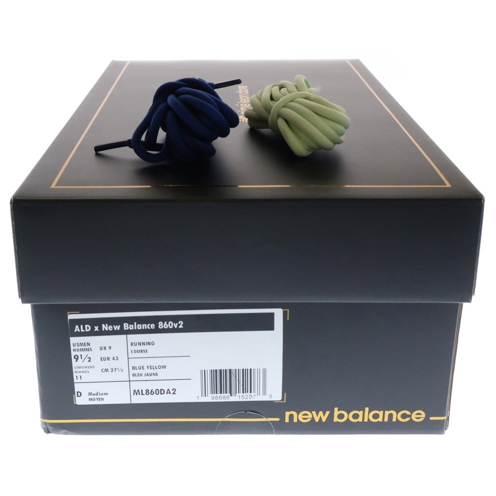 New Balance(ニューバランス) ×AIME LEON DORE ML860DA2 860v2 エメレオン ドレ メッシュ ローカットスニーカー ブルー US9.5/27.5cm