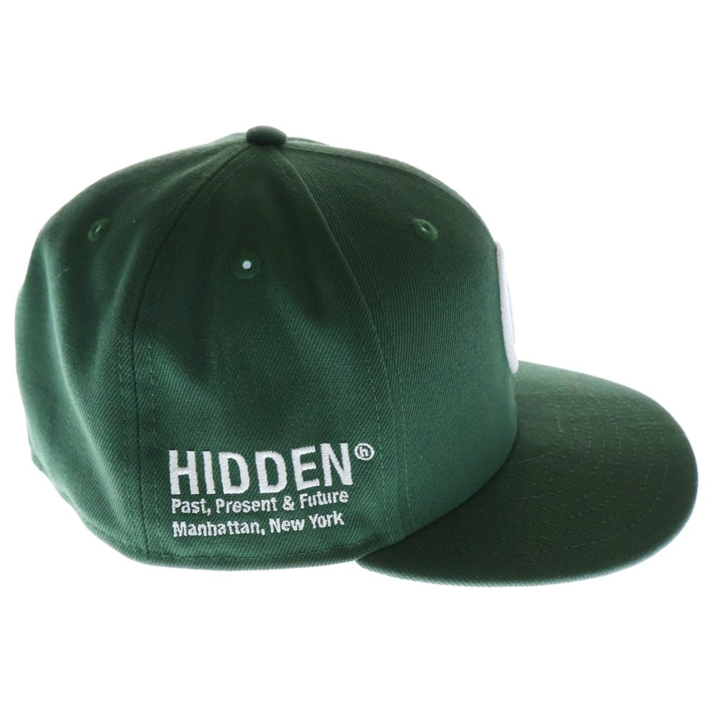 NEW ERA(ニューエラ) ×HIDDEN NY 9FIFTY ヒドゥンニューヨーク ウォッシュド ツイル ベースボールキャップ 帽子 グリーン