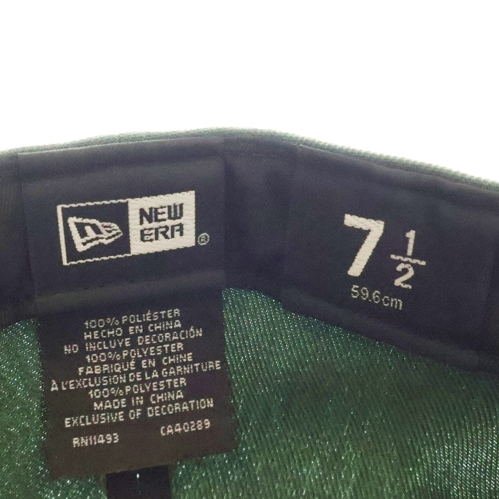 NEW ERA(ニューエラ) ×HIDDEN NY 9FIFTY ヒドゥンニューヨーク ウォッシュド ツイル ベースボールキャップ 帽子 グリーン