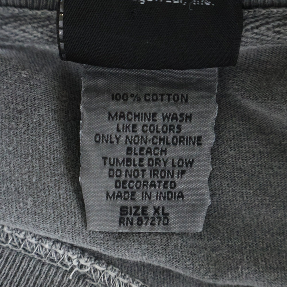 VINTAGE(ヴィンテージ) 00S HARLEY DAVIDSON ヴィンテージ ハーレーダビッドソン 両面プリント クルーネック 半袖Tシャツカットソー チャコールグレー