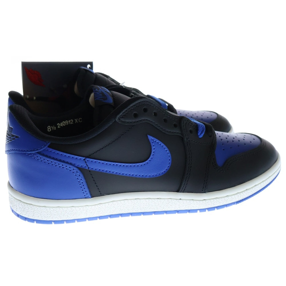 NIKE(ナイキ) AIR JORDAN 1 LOW 85 ROYAL エアジョーダン ロイヤル ローカットスニーカー ブラック/ブルー US8.5/26.5cm IB1981-004