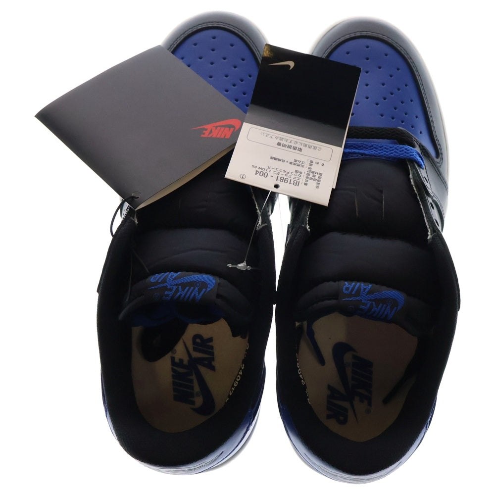 NIKE(ナイキ) AIR JORDAN 1 LOW 85 ROYAL エアジョーダン ロイヤル ローカットスニーカー ブラック/ブルー US8.5/26.5cm IB1981-004