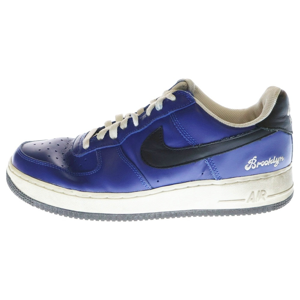 NIKE(ナイキ) 【観賞用2004年製】 AIR FORCE 1 LOW エアフォース1 レザーローカットスニーカー ブルー US10/28cm 306353-401