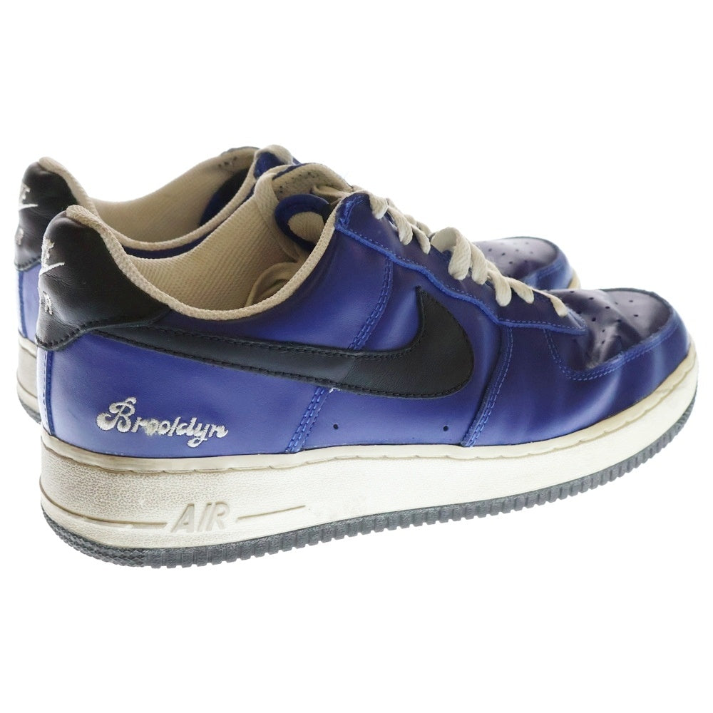 NIKE(ナイキ) 【観賞用2004年製】 AIR FORCE 1 LOW エアフォース1 レザーローカットスニーカー ブルー US10/28cm 306353-401