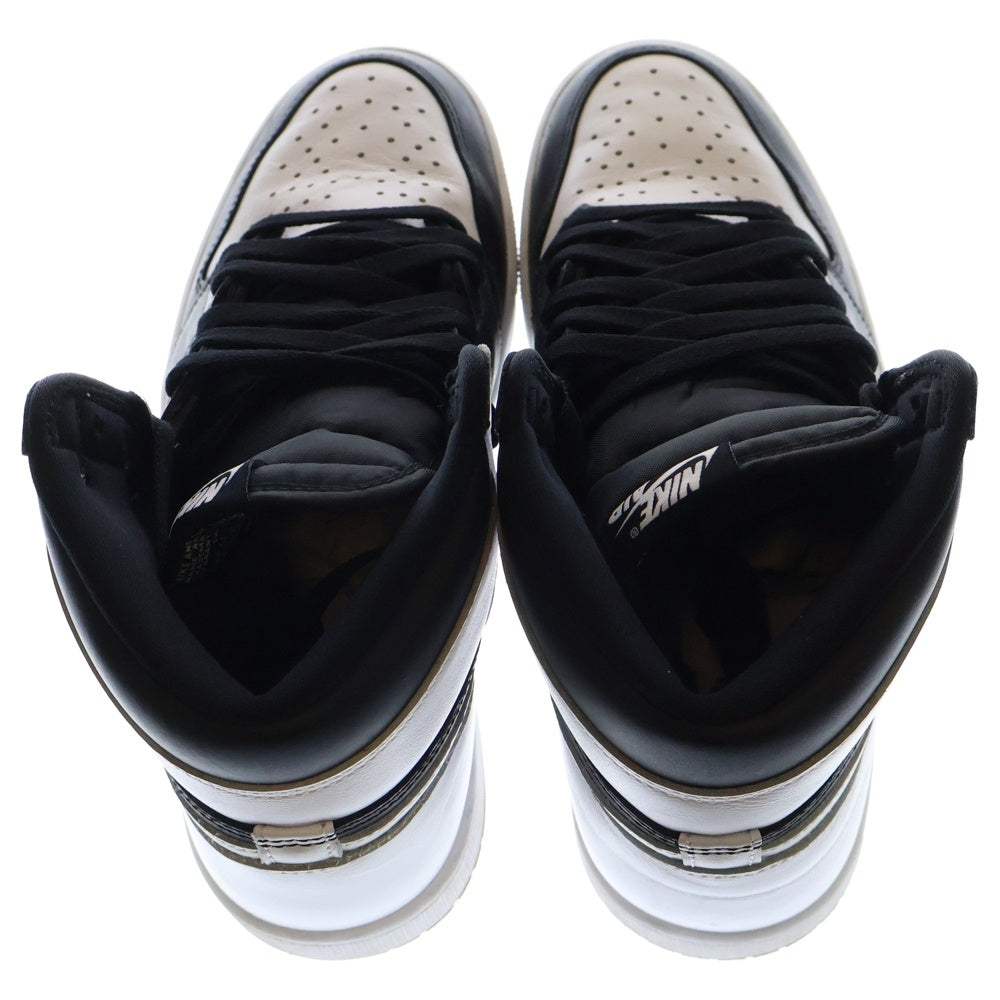 NIKE(ナイキ) AIR JORDAN 1 RETRO HIGH OG エアジョーダン 1 レトロ ハイカットスニーカー ブラック/ホワイト US8.5/26.5cm DZ5485-010