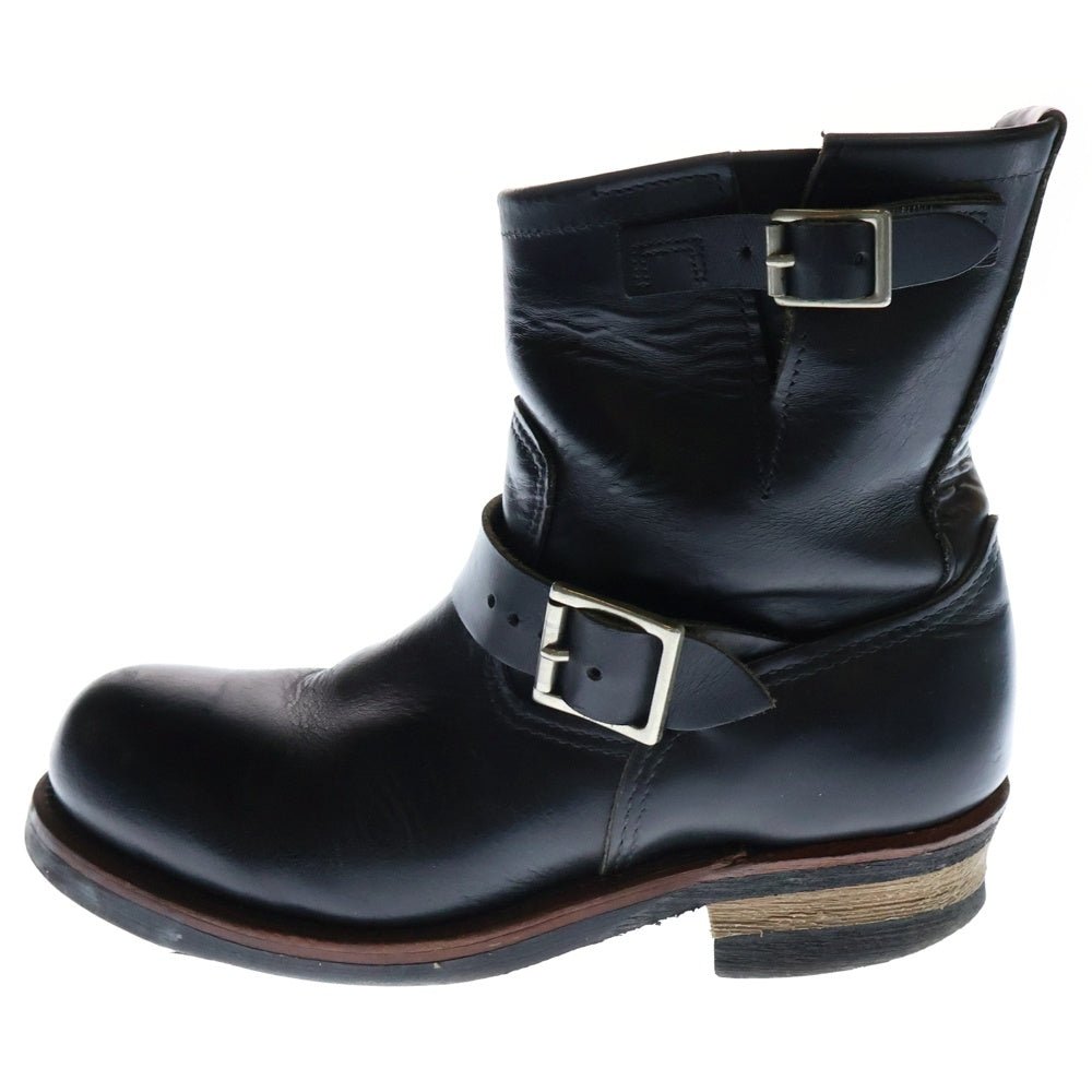 RED WING(レッド ウイング) 2976 SHORT ENGINEER レザー ショートエンジニアブーツ ワークブーツ ブラック