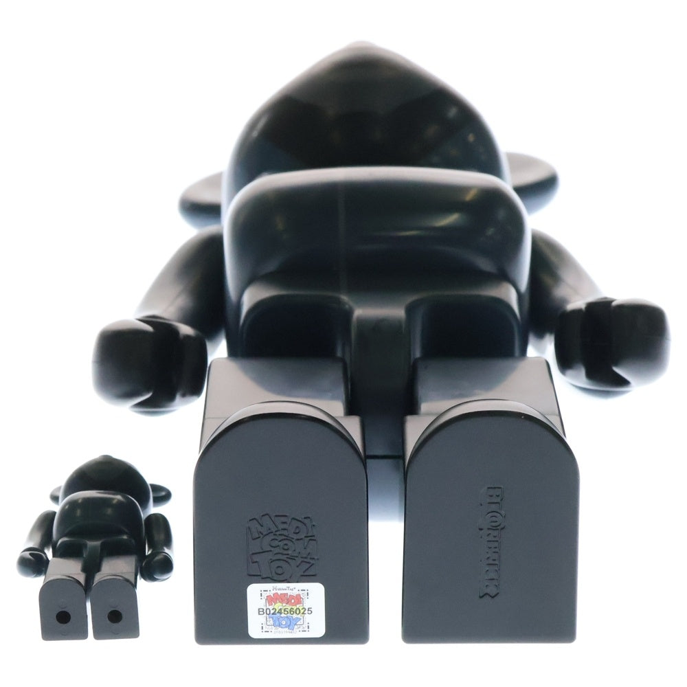MEDICOM TOY(メディコムトイ) BE@RBRICK SQUID GAME FRONTMAN 100% & 400% ベアブリック イカゲーム フロントマン 2体セット フィギュア 人形 ブラック