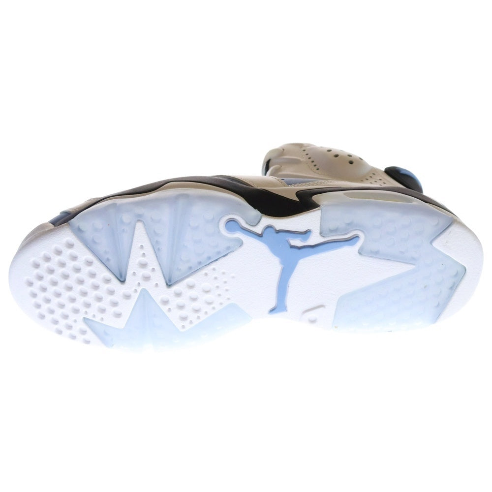 NIKE(ナイキ) AIR JORDAN 6 RETRO UNC エアジョーダン6 レトロ ハイカットスニーカー ホワイト/ブルー US9.5/27.5cm CT8529-410
