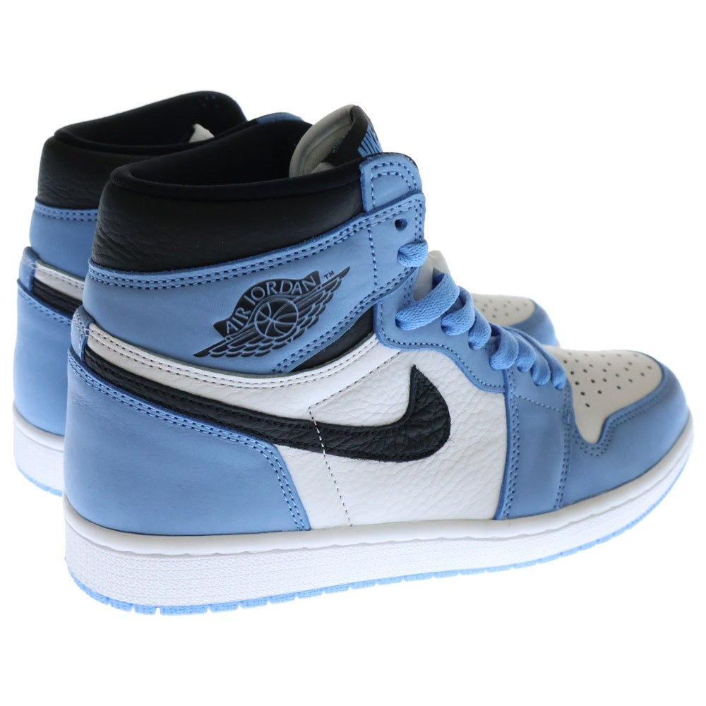 NIKE(ナイキ) AIR JORDAN 1 RETRO HIGH OG UNIVERSITY BLUE エアジョーダン1 ユニバーシティブルー ハイカットスニーカー ブルー US9.5/27.5cm 555088-134