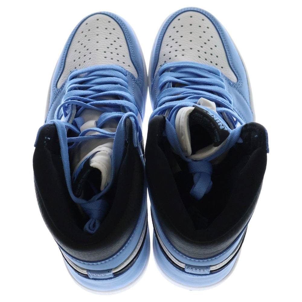 NIKE(ナイキ) AIR JORDAN 1 RETRO HIGH OG UNIVERSITY BLUE エアジョーダン1 ユニバーシティブルー ハイカットスニーカー ブルー US9.5/27.5cm 555088-134