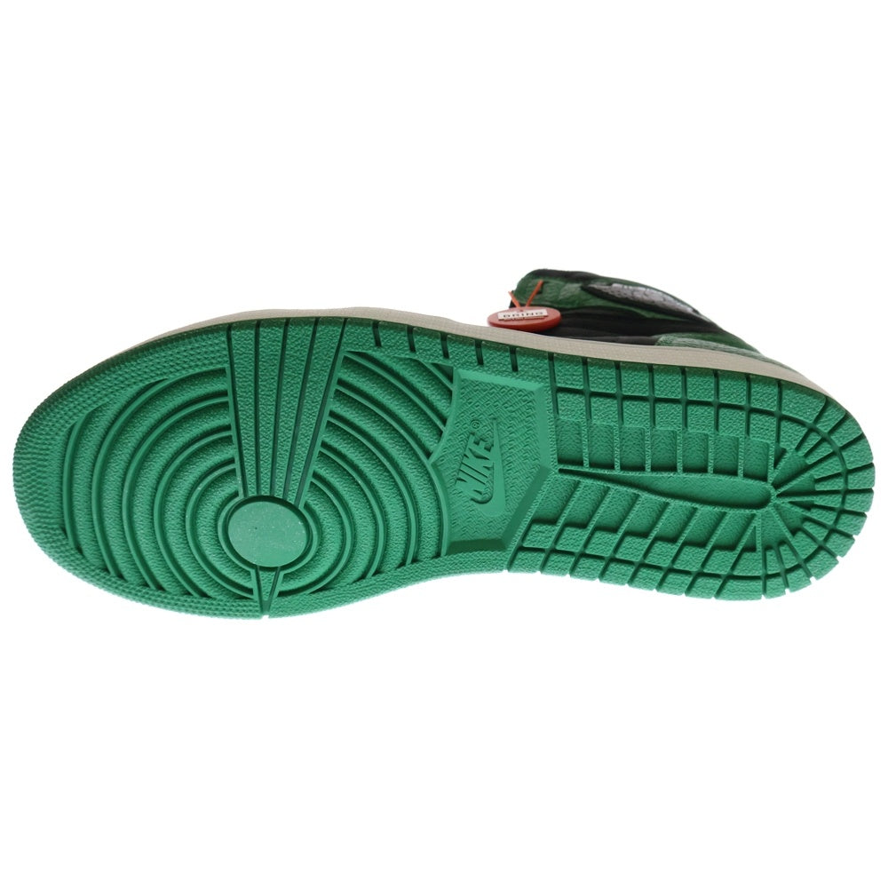 NIKE(ナイキ) AIR JORDAN 1 RETRO HIGH OG PINE GREEN エアジョーダン1 レトロ パイングリーン ハイカットスニーカー ブラック/グリーン US9.5/27.5cm 555088-030