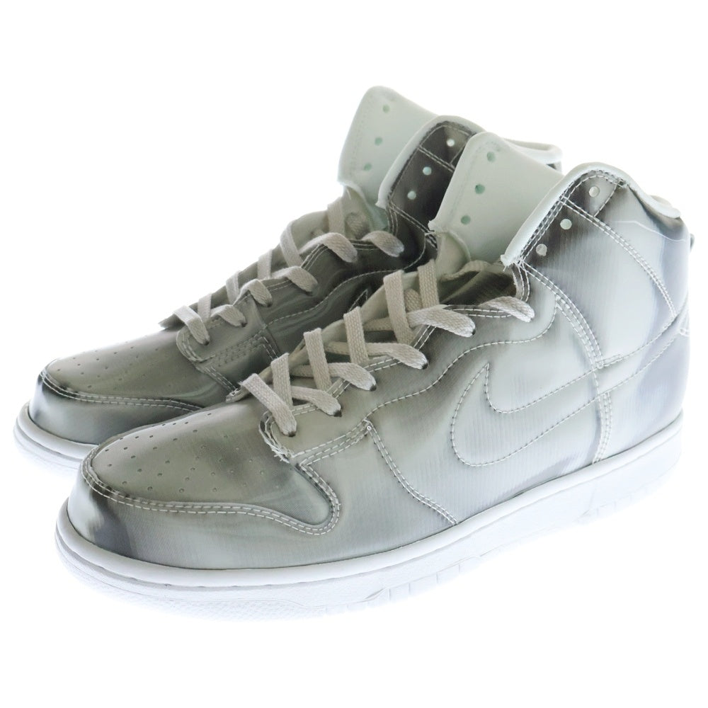 NIKE(ナイキ) ×CLOT DUNK HIGH SILVER FLIX クロット ダンク シルバーフラックス ハイカットスニーカー シルバー US9.5/27.5cm DH4444-900