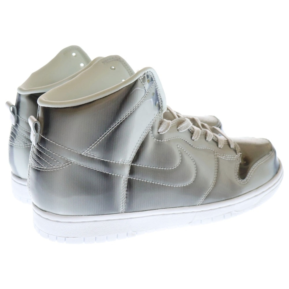 NIKE(ナイキ) ×CLOT DUNK HIGH SILVER FLIX クロット ダンク シルバーフラックス ハイカットスニーカー シルバー US9.5/27.5cm DH4444-900