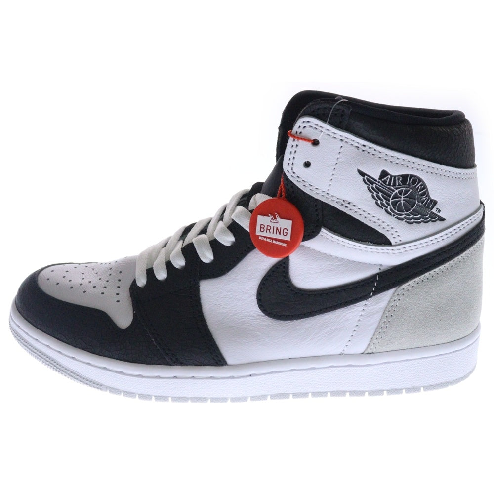 NIKE(ナイキ) AIR JORDAN 1 HIGH OG BLEACHED CORAL エアジョーダン 1 ブリーチドコーラル ハイカットスニーカー グレー US9.5/27.5cm 555088-108