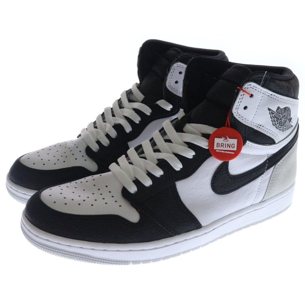 NIKE(ナイキ) AIR JORDAN 1 HIGH OG BLEACHED CORAL エアジョーダン 1 ブリーチドコーラル ハイカットスニーカー グレー US9.5/27.5cm 555088-108